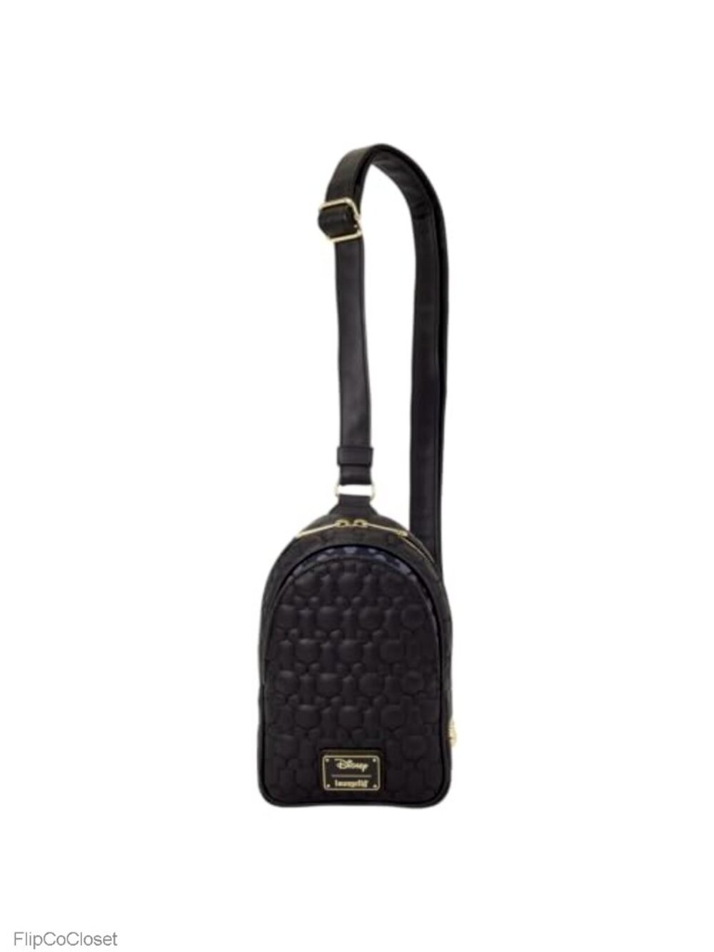 Mickey Mouse Convertible Crossbody Sling Bag Faux Leather Adjustable Strap